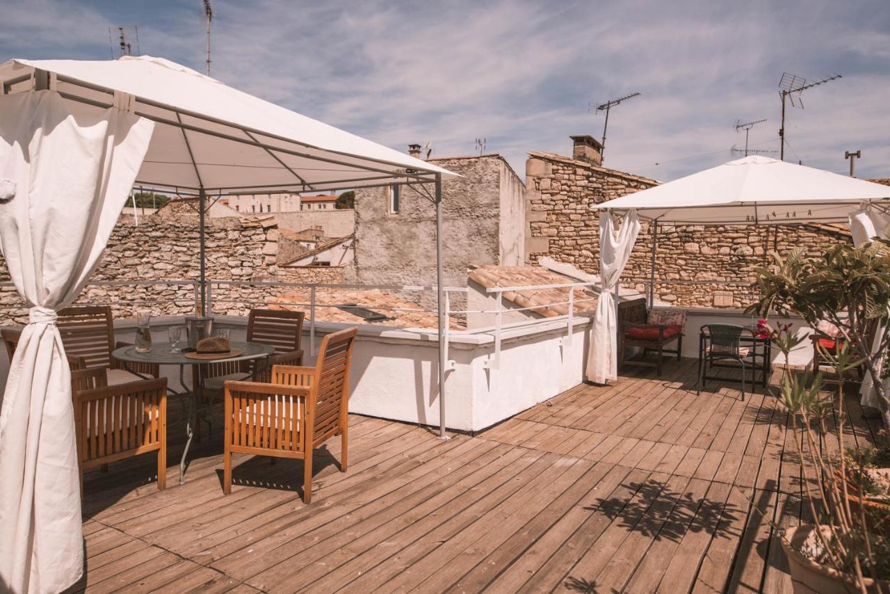 Chez Pepito & Zaza Hypercentre Rooftop Garage Nîmes Dış mekan fotoğraf